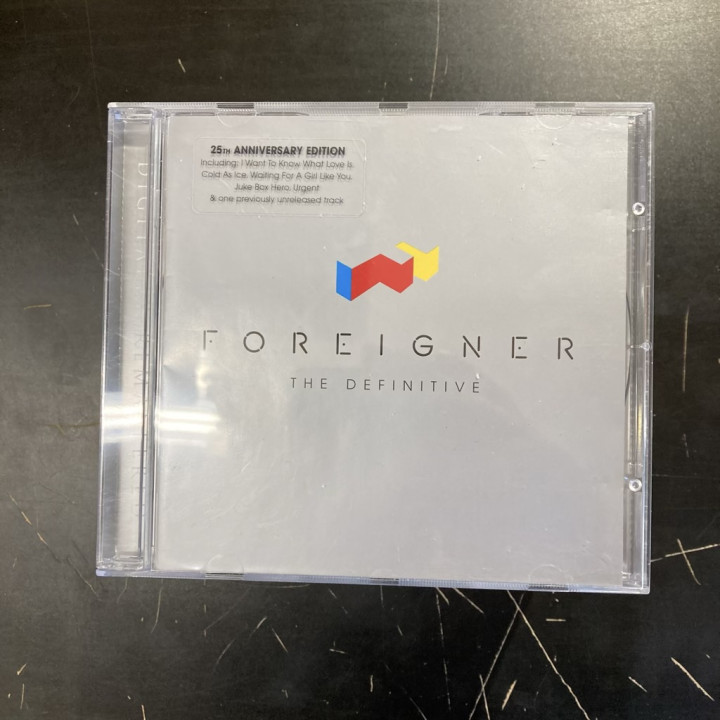 Foreigner - The Definitive (remastered) CD (VG+/M-) -hard rock-